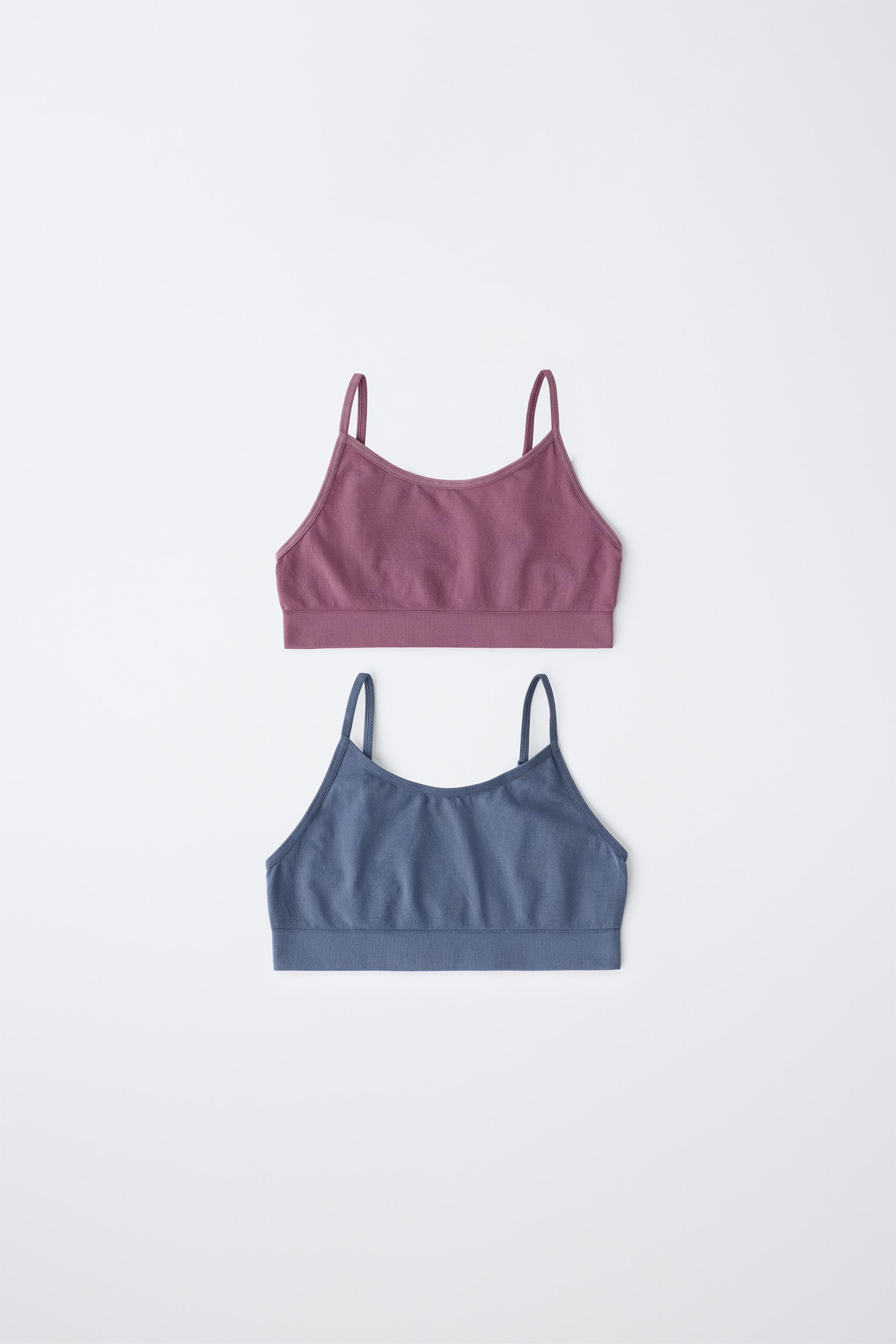 KIDS 8-14 YEARS/ TWO-PACK SEAMLESS TOPS
